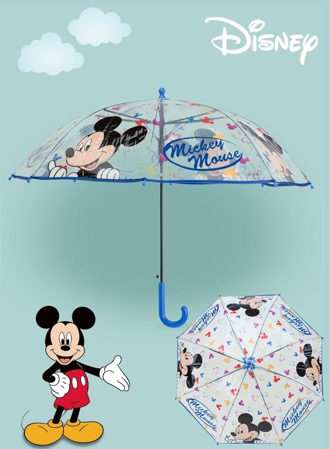 Yellow Bee Disney Transparent Mickey Mouse Umbrella for Boys, Multicolor, 4-8 Years - Image 2